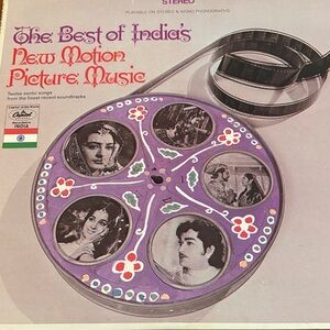 Vintage Bollywood Music Vinyl Record of smash hit songs of Bollywood movies